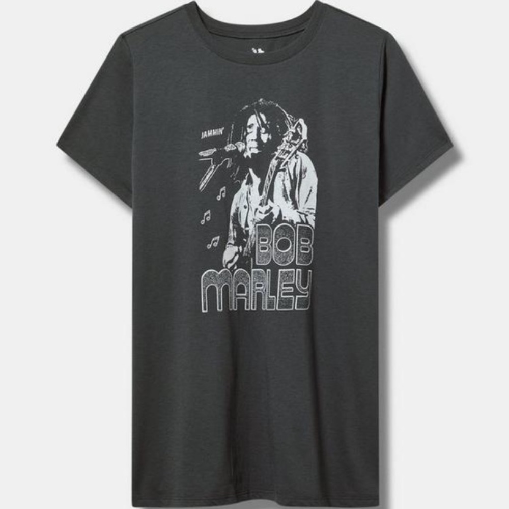 BNWT Torrid 00 Bob Marley Off Black Classic T-shirt